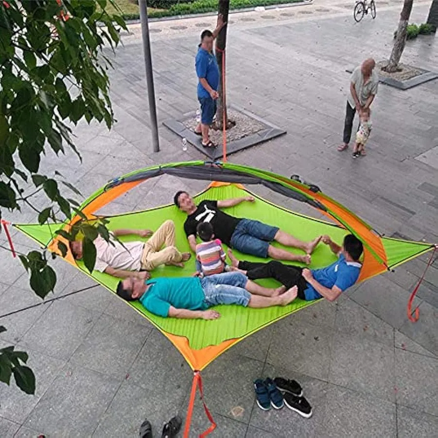 AERVEAL Amaca Familiare Tenda ad Albero Viaggio in Famiglia Campeggio Pesca Tour con Guida Autonoma Amaca Extra Grande Impermeab
