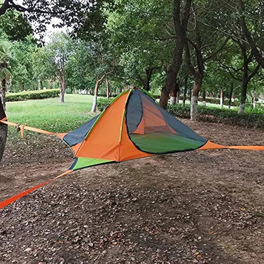 AERVEAL Amaca Familiare Tenda ad Albero Viaggio in Famiglia Campeggio Pesca Tour con Guida Autonoma Amaca Extra Grande Impermeab