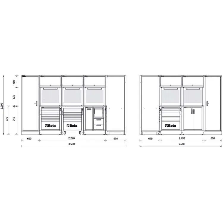 Arredo officina RSC50 I Beta 