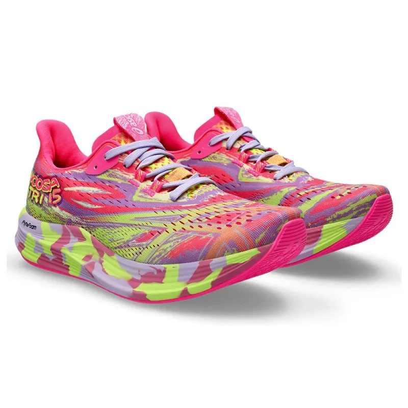 Asics Noosa Tri 15 Rosa Giallo - Scarpe Running Donna