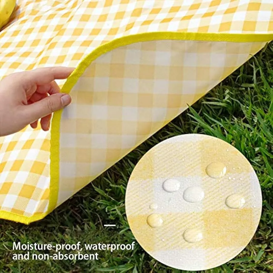 BEIJIALY Tappetino da Picnic Extra Large Coperta da Picnic, Tappetino da Campeggio per Esterni Impermeabile a Prova di Umidità T