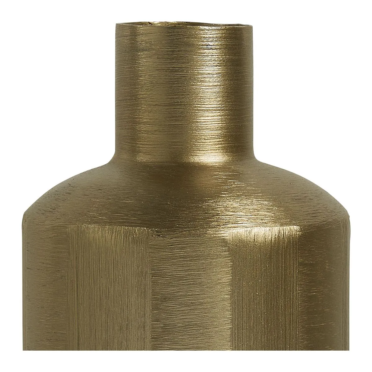  BLANC D'IVOIRE   ELIAS - Vase en métal - moyen modèle | Jaune