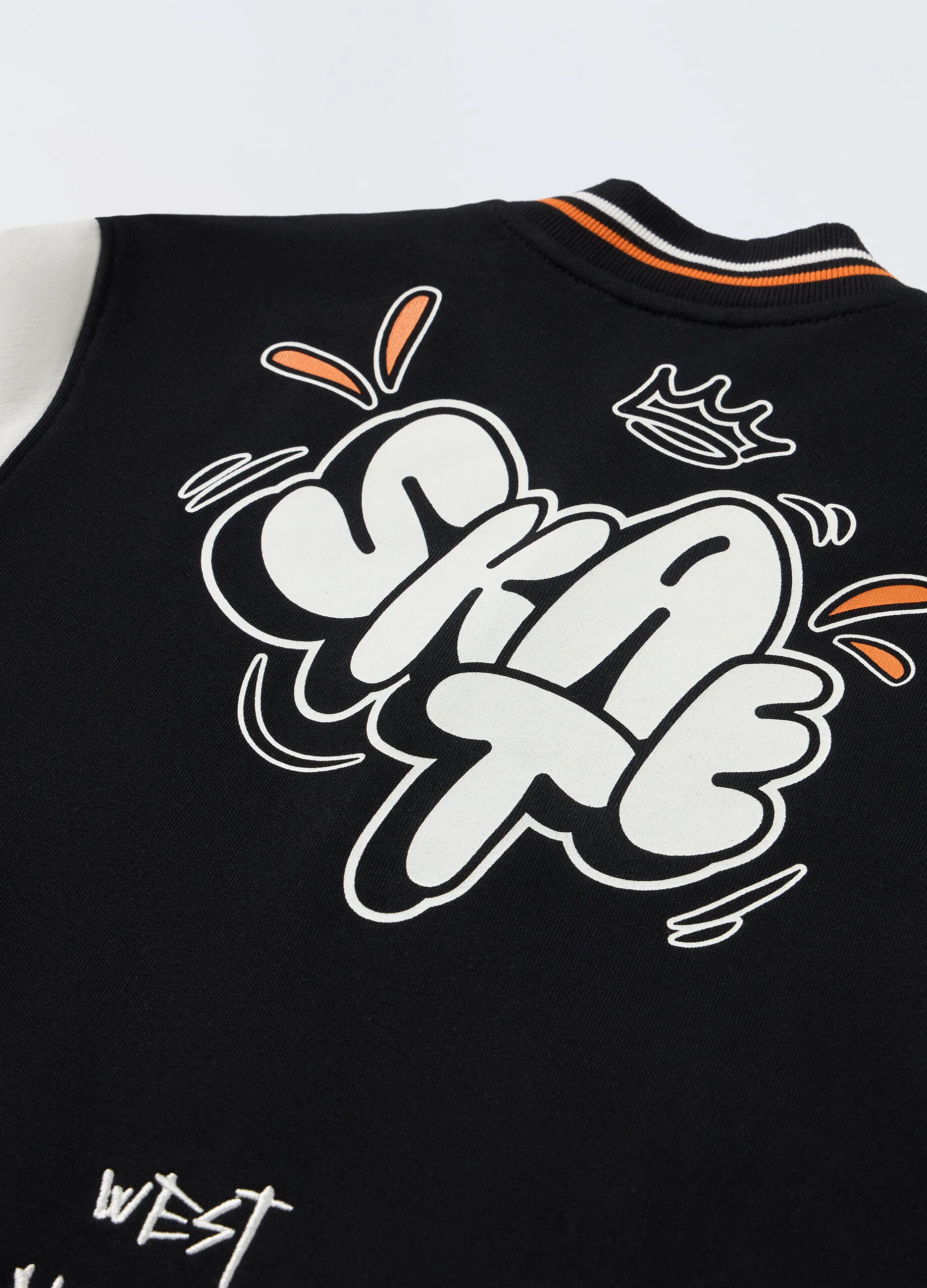 BLUKIDS  Giacca varsity in puro cotone ragazzo