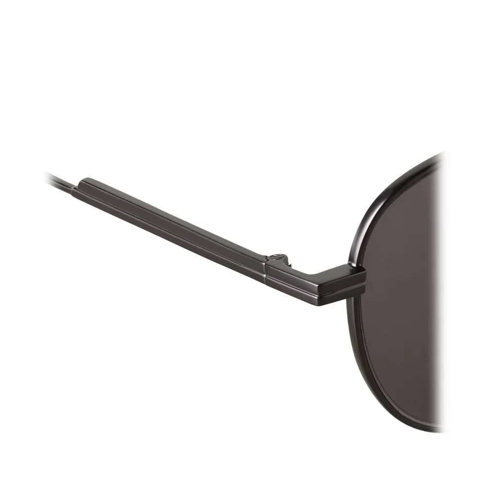 Bottega Veneta - Occhiali da Sole Aviator in Metallo - Nero Grigio - Occhiali da Sole - Bottega Veneta Eyewear