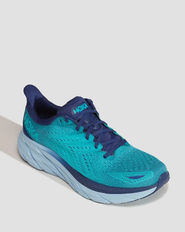 Buty męskie HOKA CLIFTON 8 1119393-bellwether-blue-scuba-blue