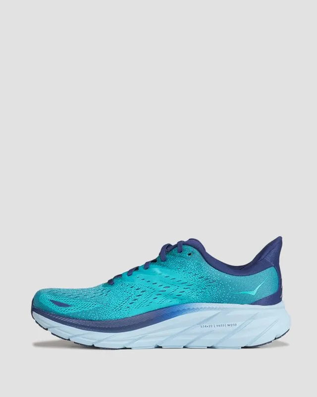 Buty męskie HOKA CLIFTON 8 1119393-bellwether-blue-scuba-blue