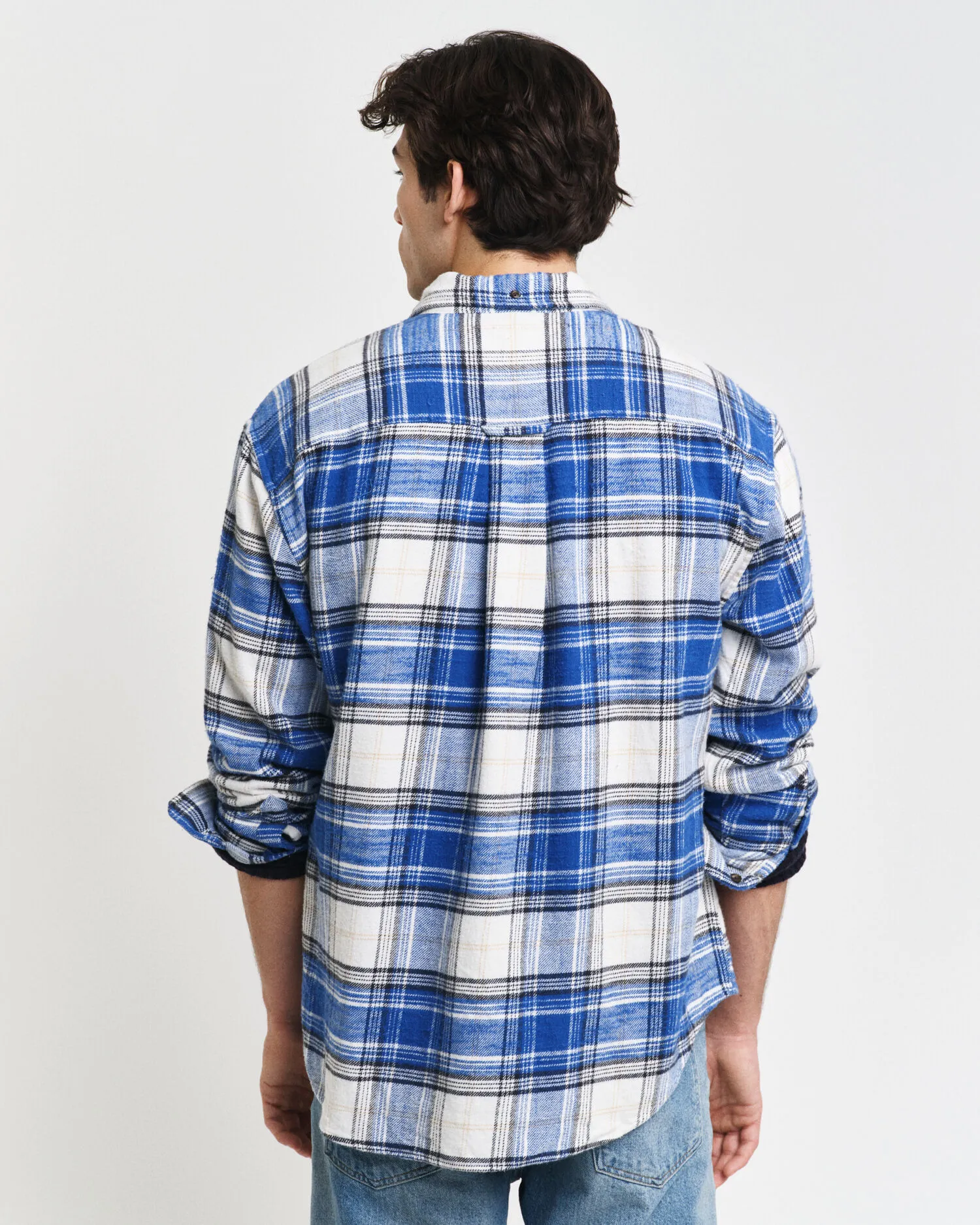 Camicia in flanella a quadri relaxed fit    