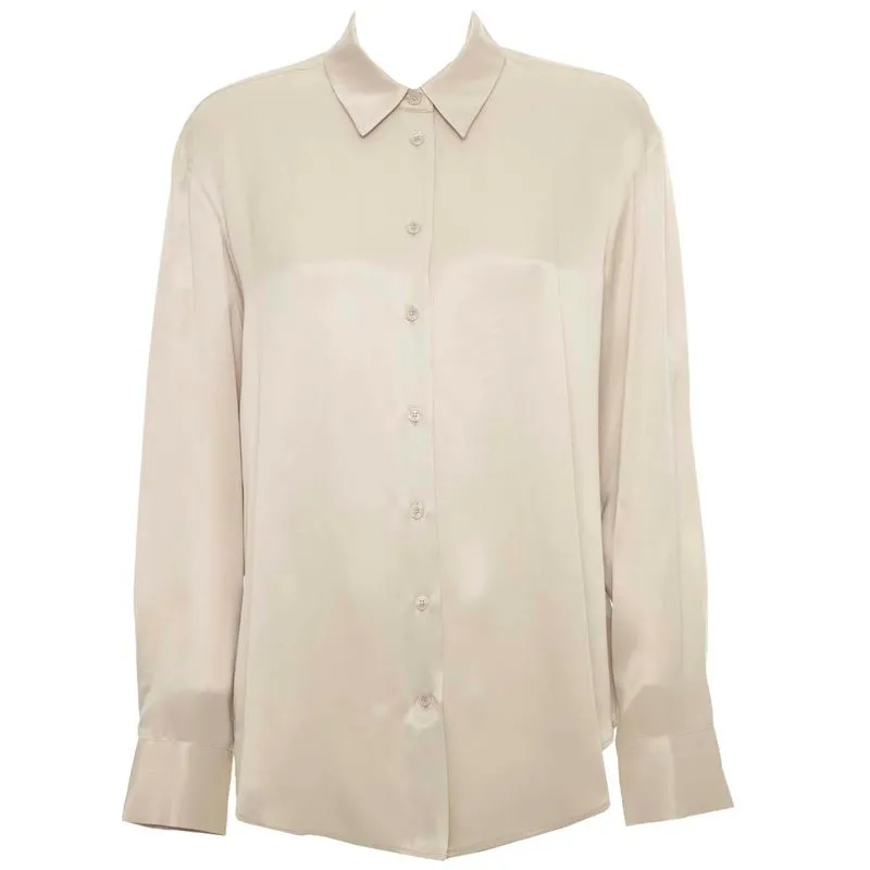 Camicia in satin semi lucido 