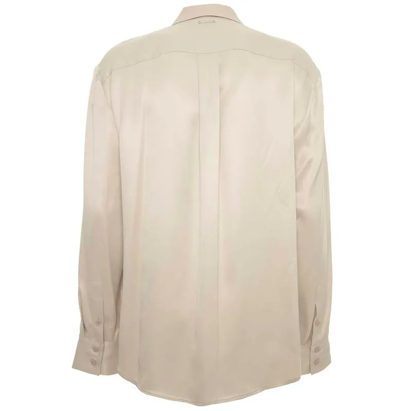 Camicia in satin semi lucido 