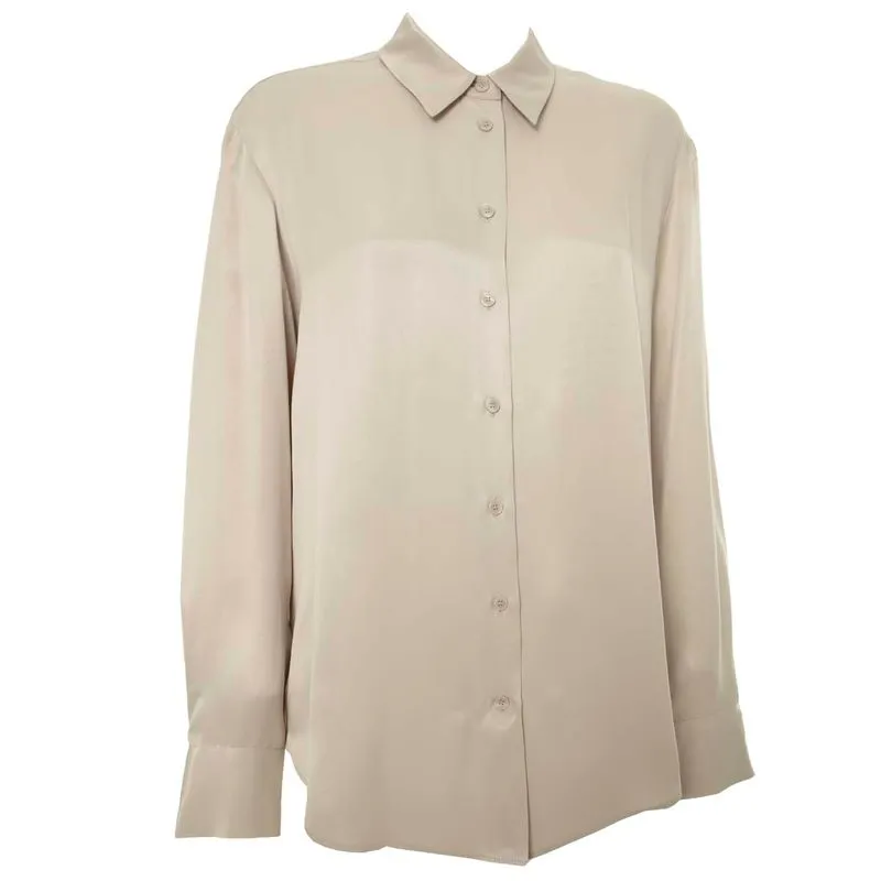Camicia in satin semi lucido 