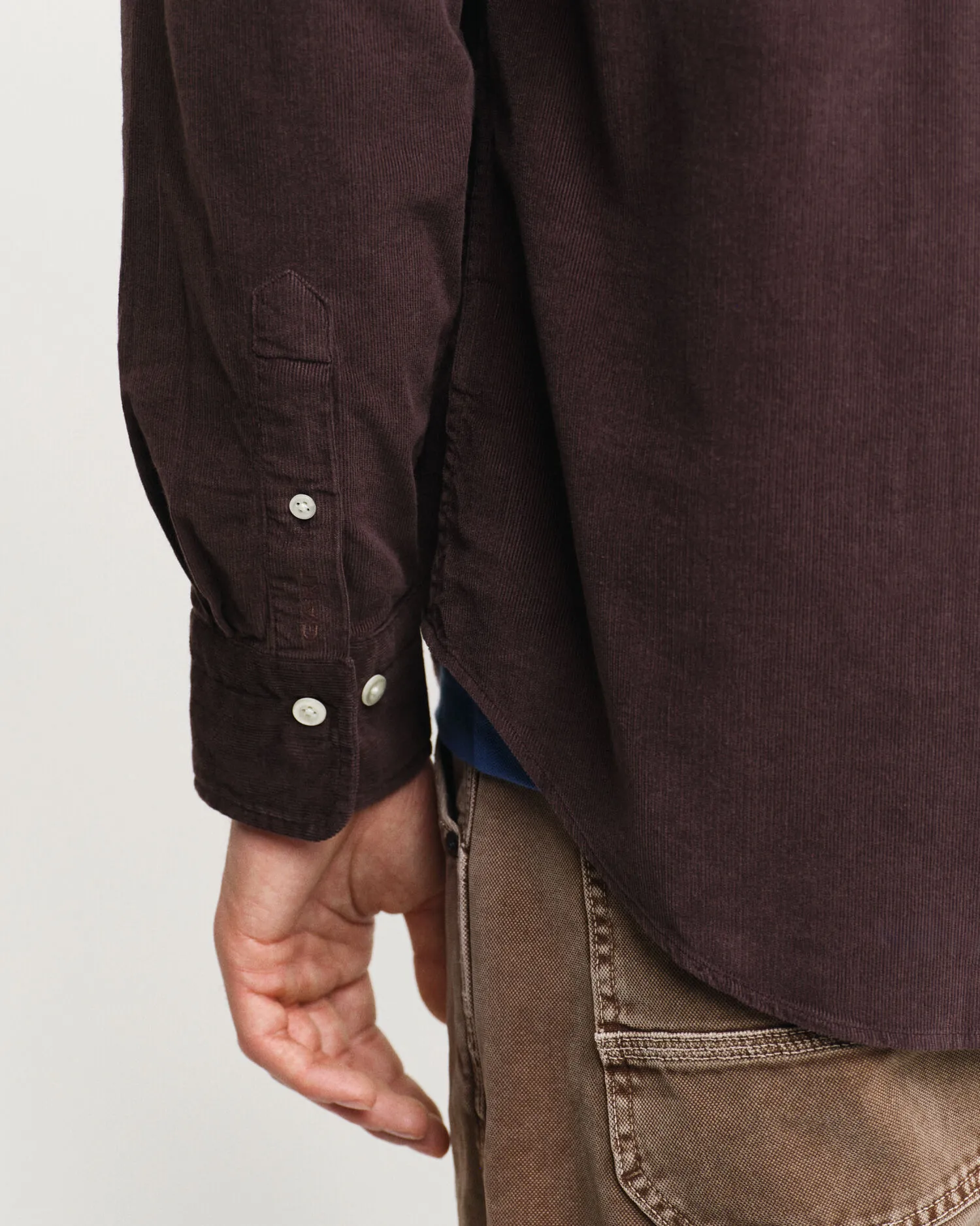 Camicia in velluto a coste relaxed fit    