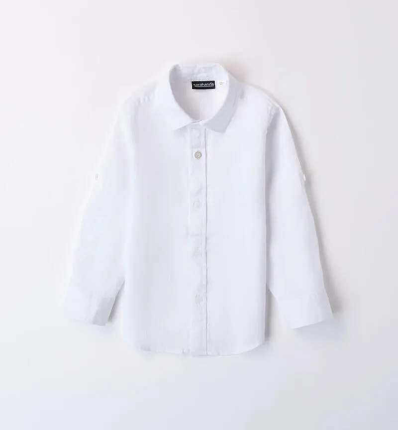 Camicia lino bambino
