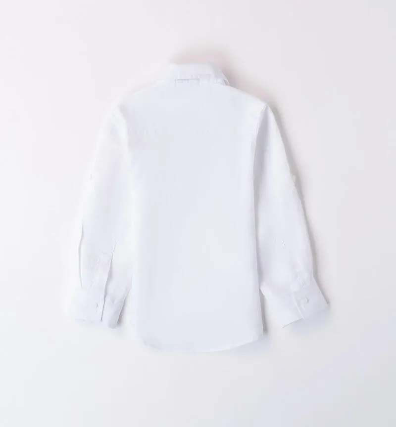 Camicia lino bambino