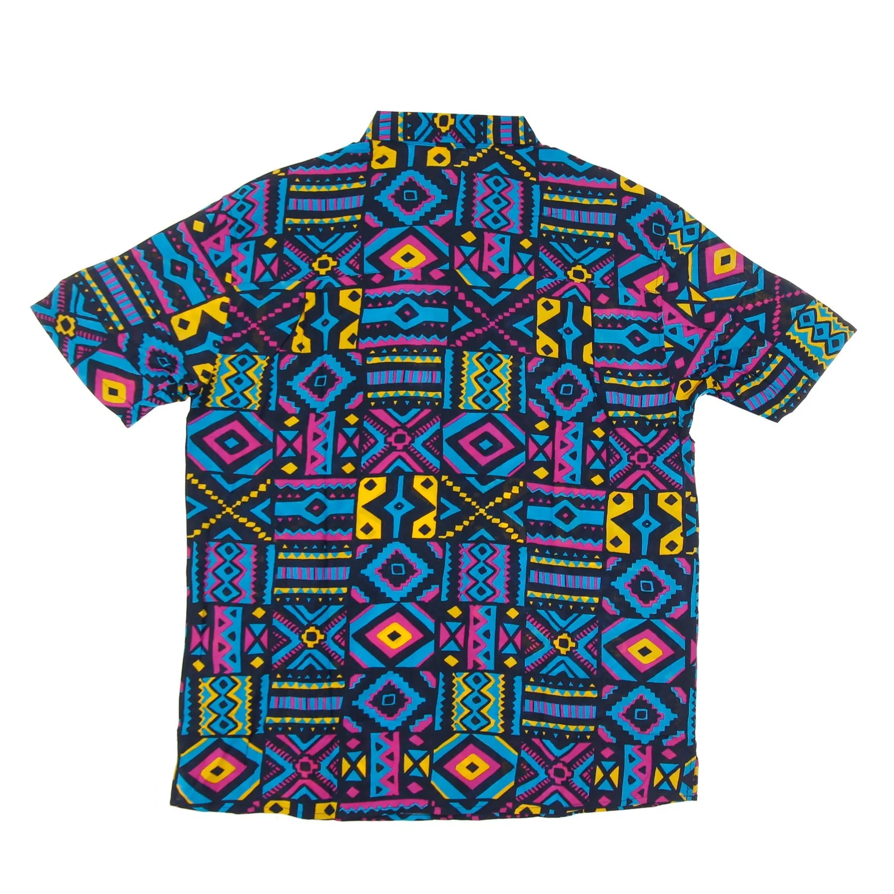 Camicia Manica Corta Uomo Resort Ssl Shirt Navy/yellow