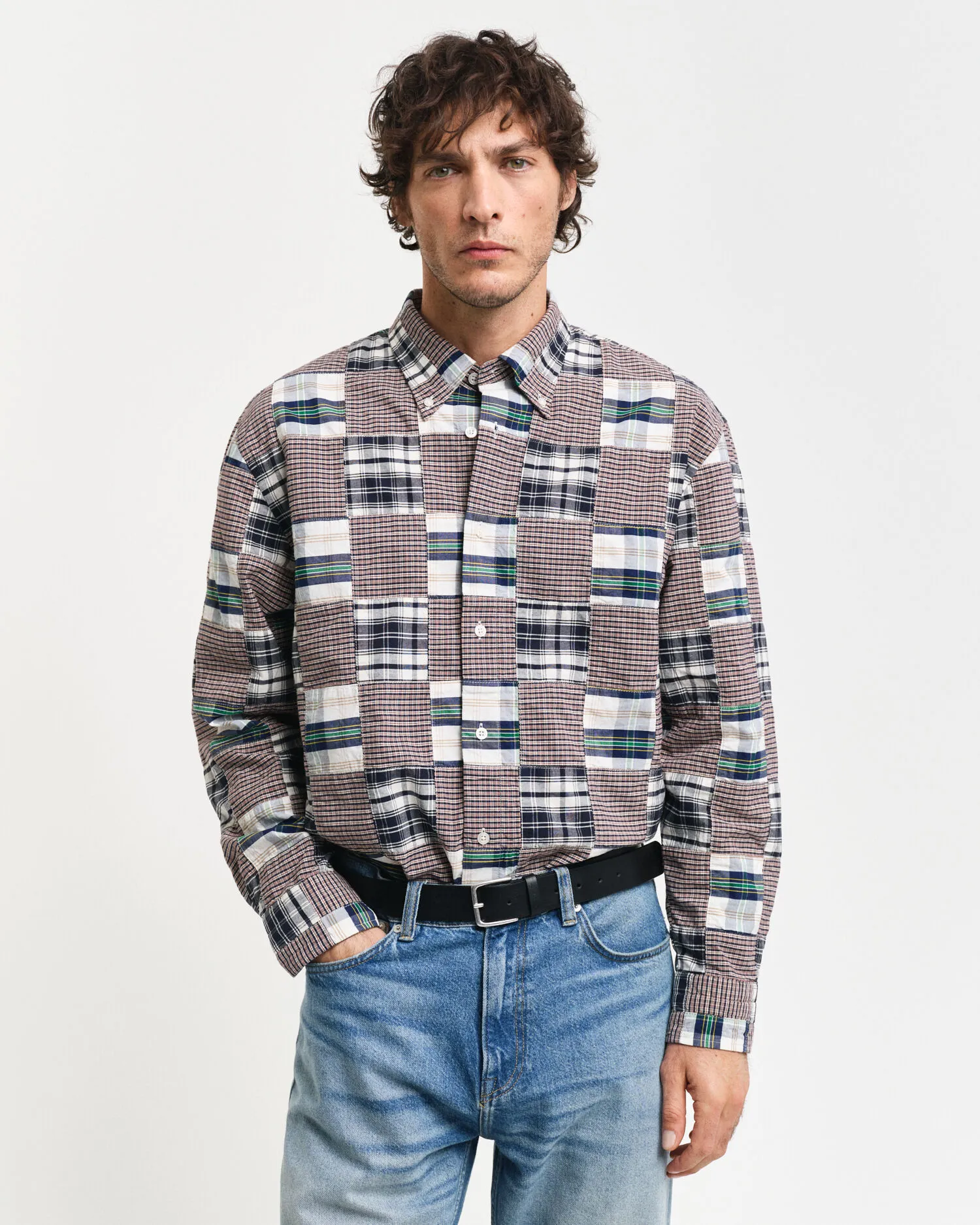 Camicia patchwork Remake relaxed fit    