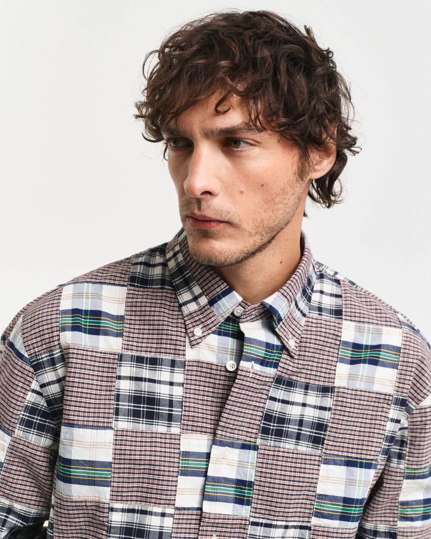 Camicia patchwork Remake relaxed fit    