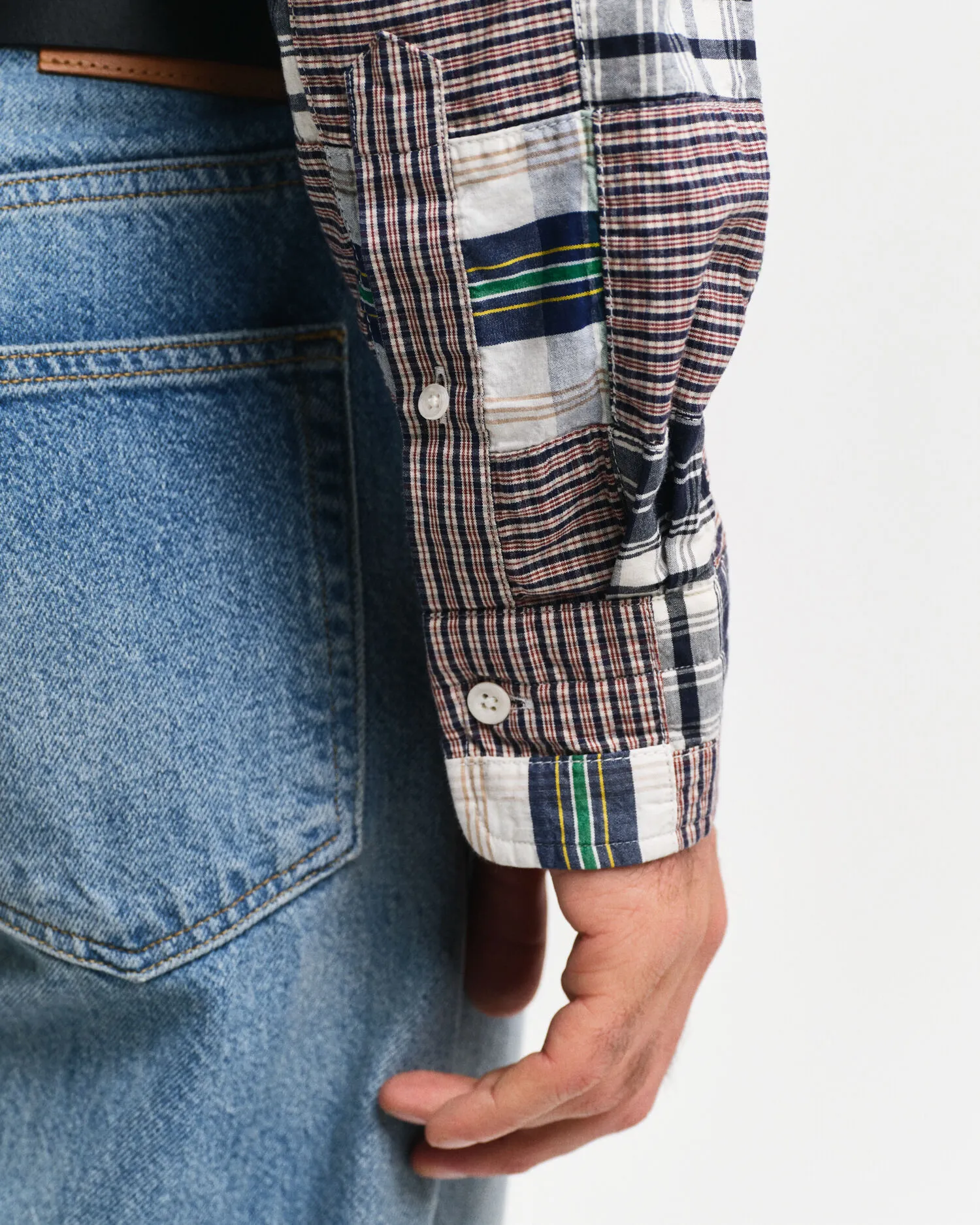 Camicia patchwork Remake relaxed fit    