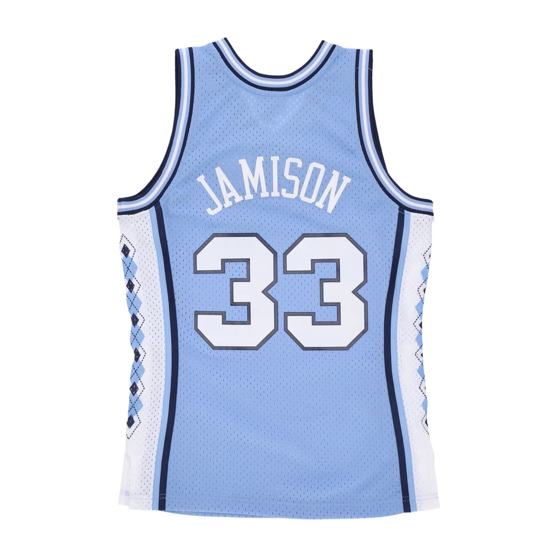 Canotta Basket Uomo Ncaa Swingman Jersey No 00 Player Name Unchee Light Blue