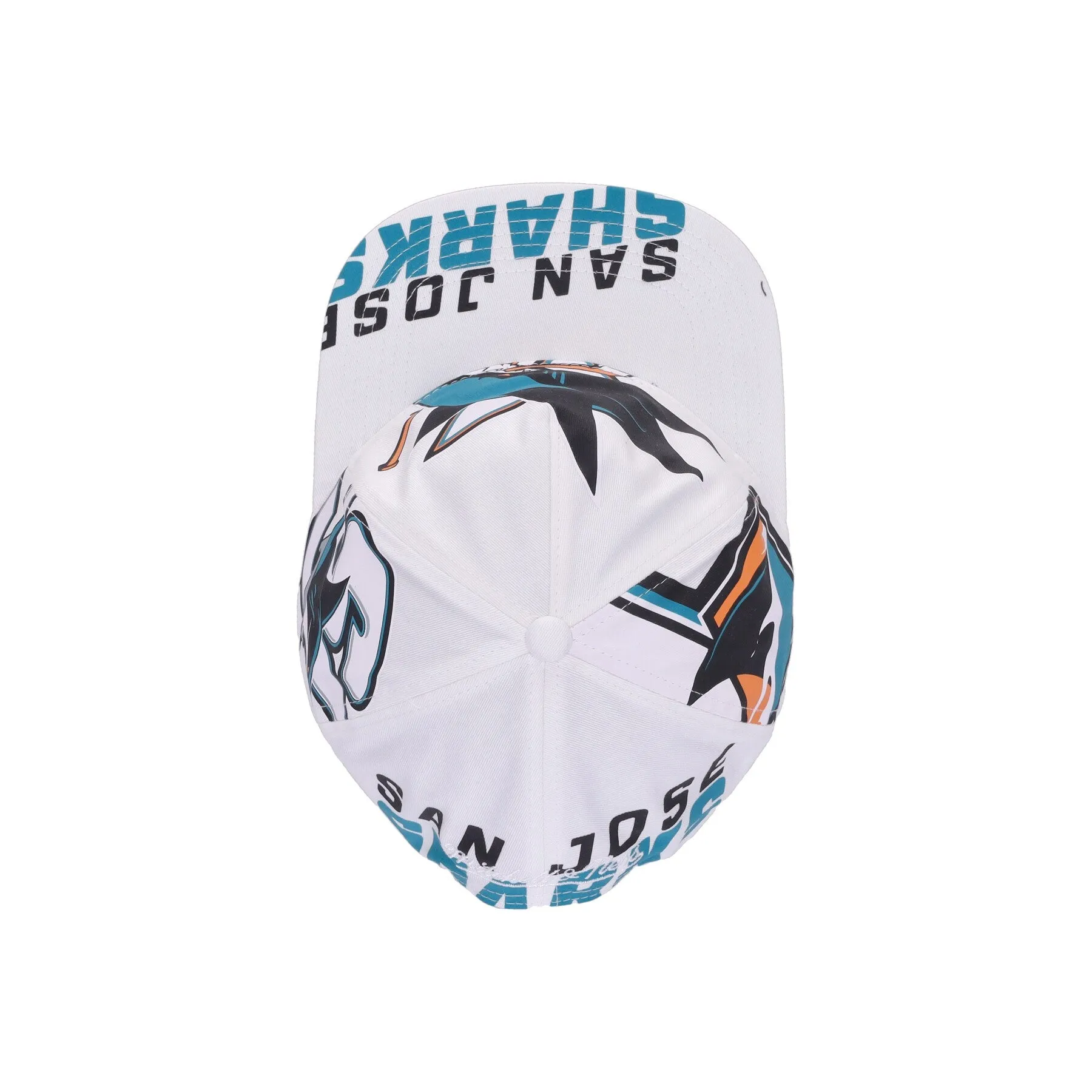 Cappellino Visiera Piatta Uomo Nhl In Your Face Deadstock Sajsha White