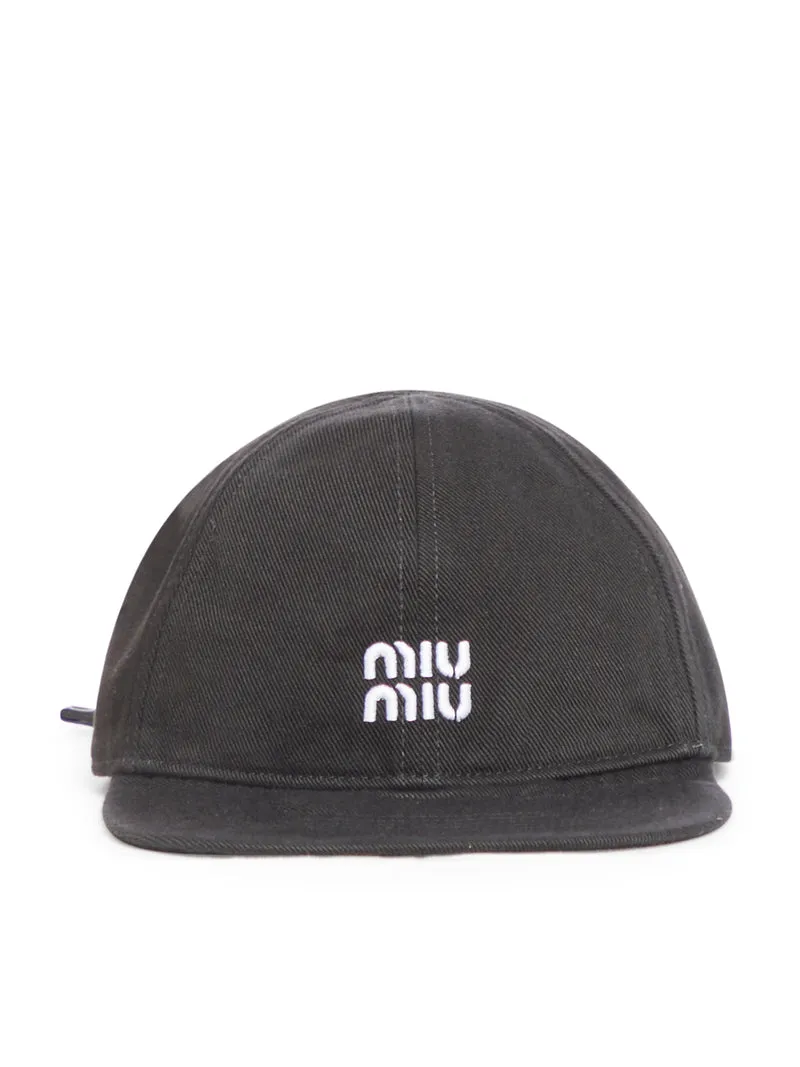 Cappello da baseball in denim
