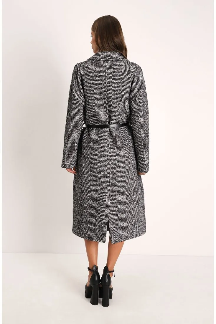 Cappotto doppiopetto mélange