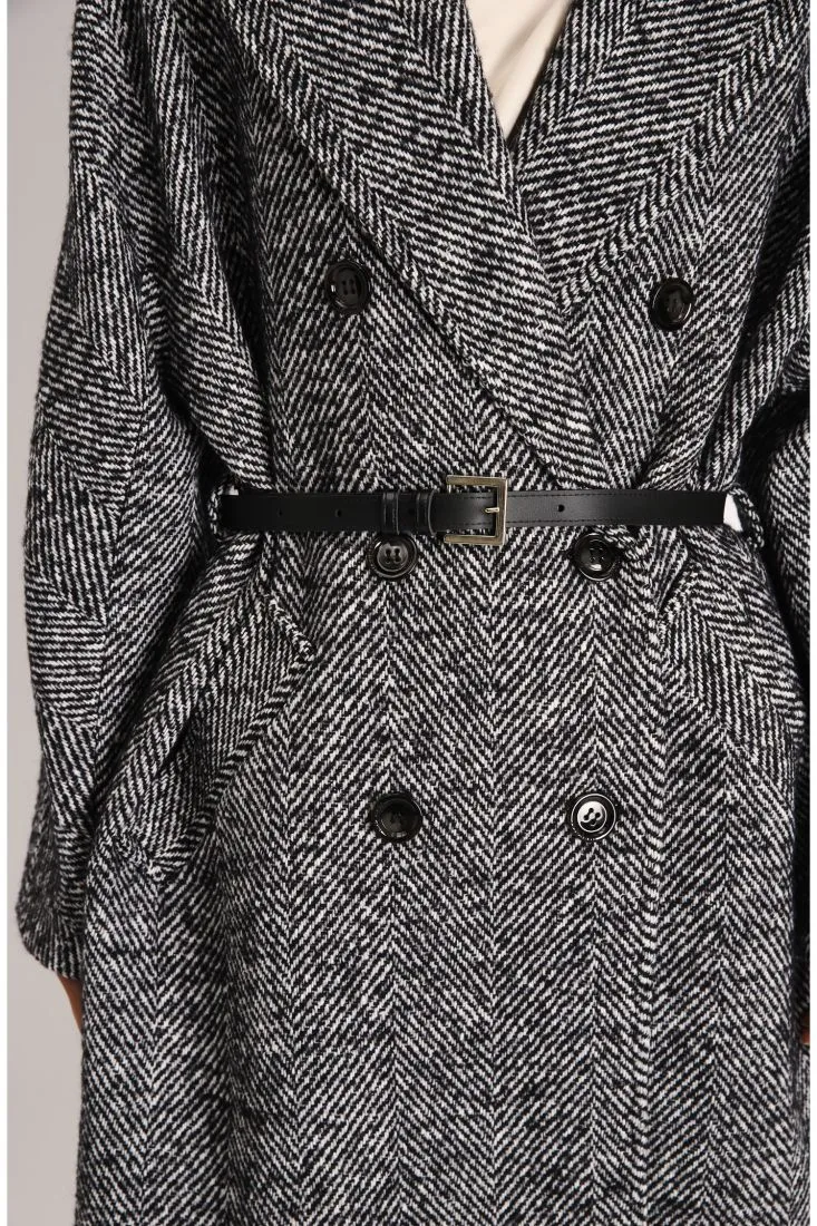 Cappotto doppiopetto mélange