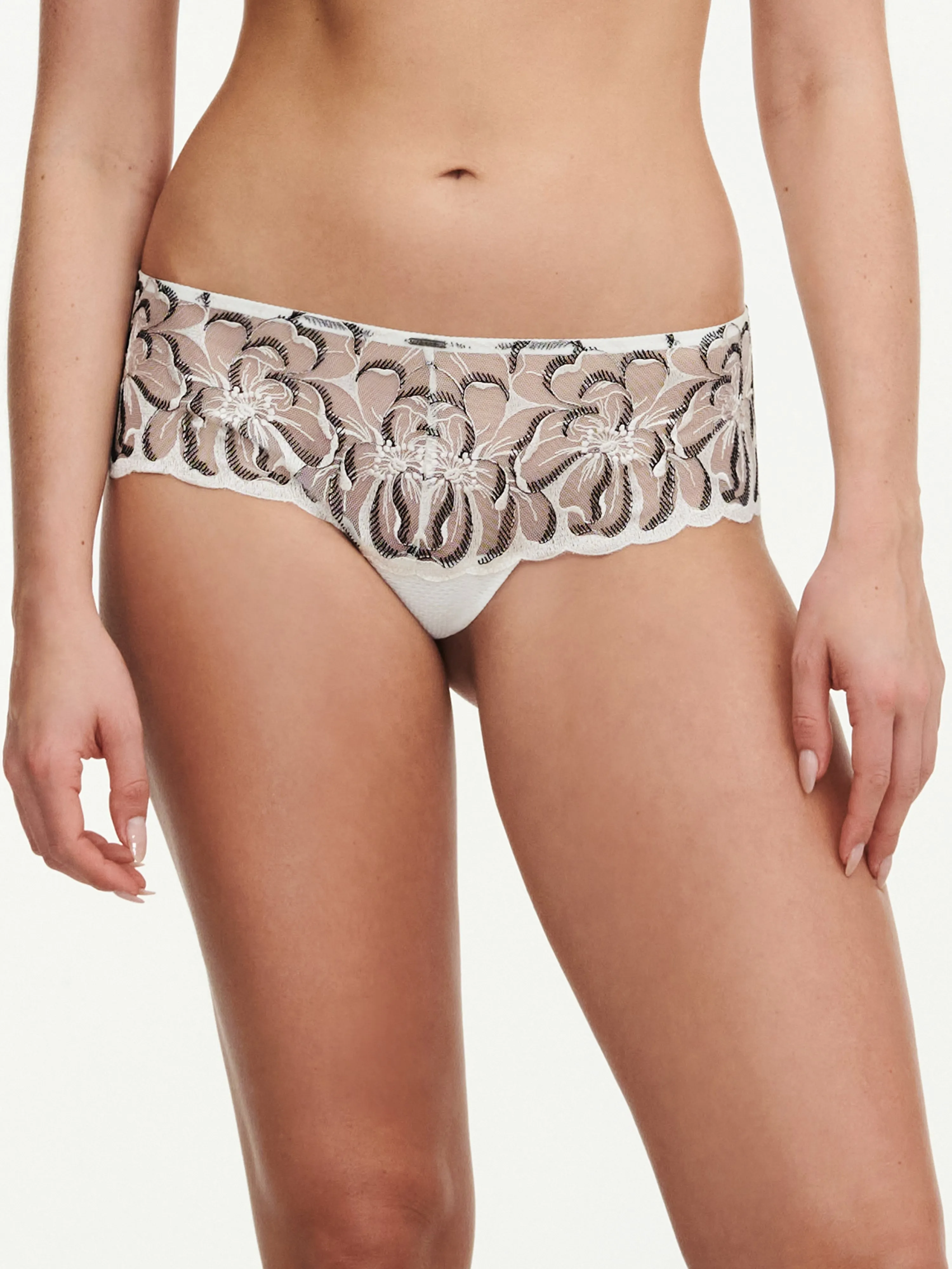  CHANTELLE   FLEURS - Shorty dégagé broderie florale | Multicolore