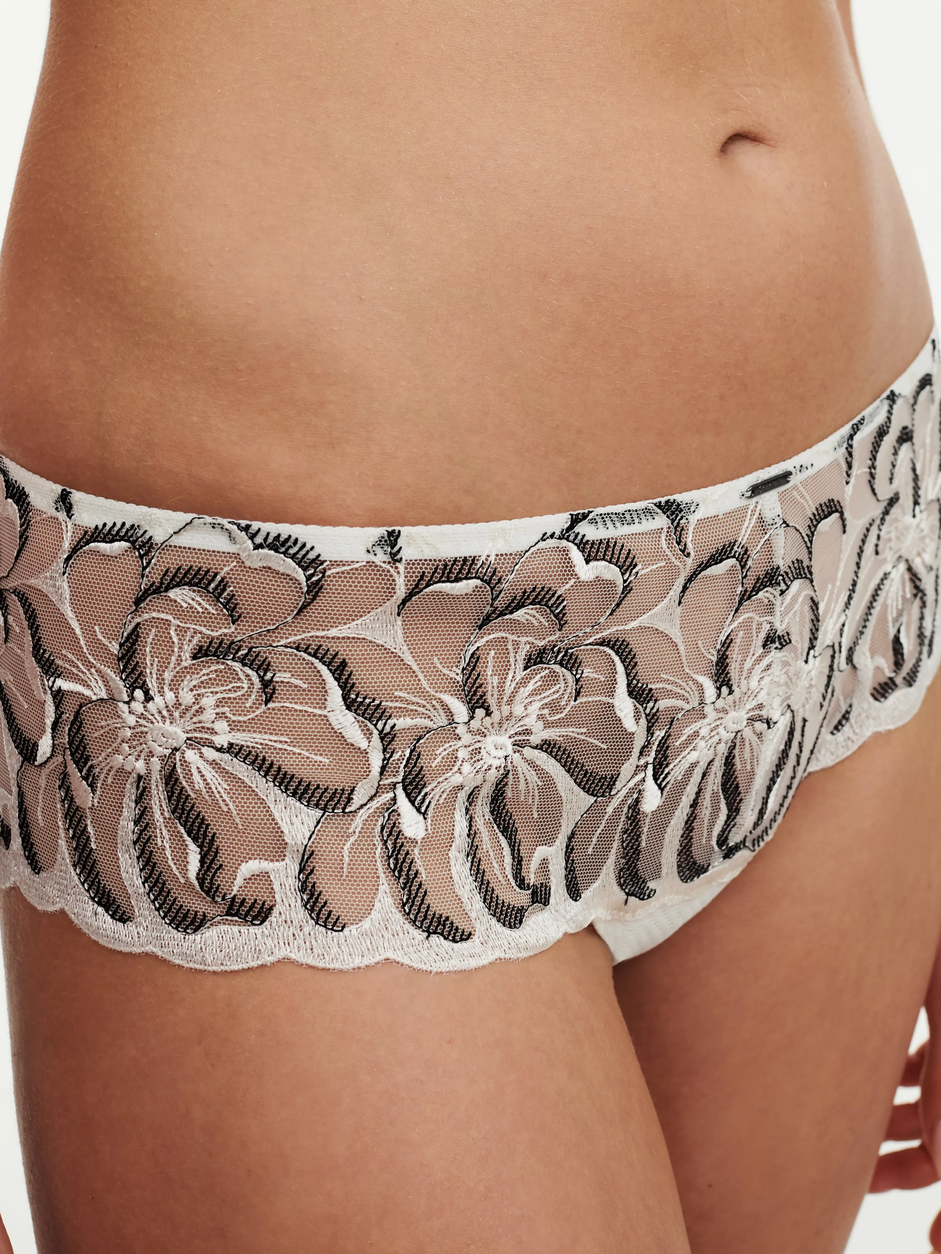  CHANTELLE   FLEURS - Shorty dégagé broderie florale | Multicolore