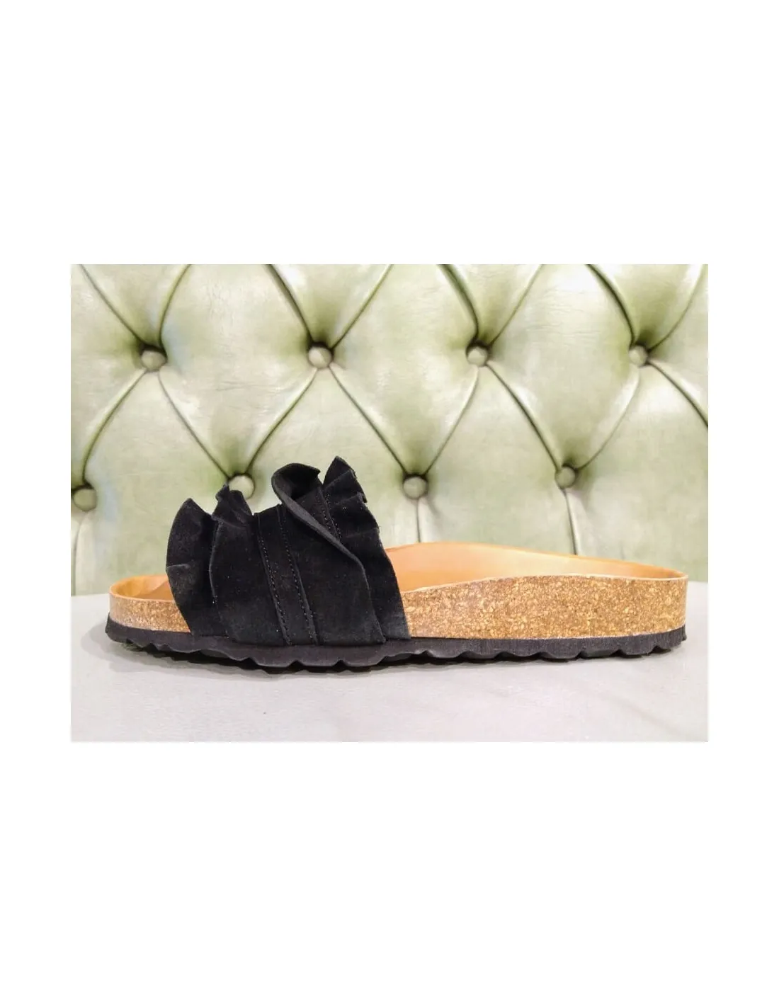 Ciabatte in pelle estive da donna
