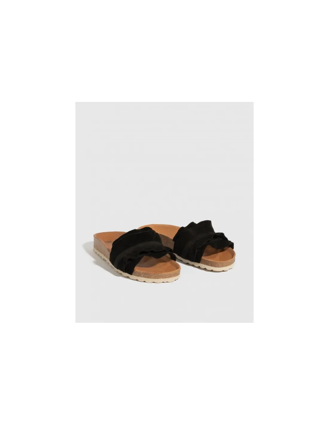 Ciabatte in pelle estive da donna