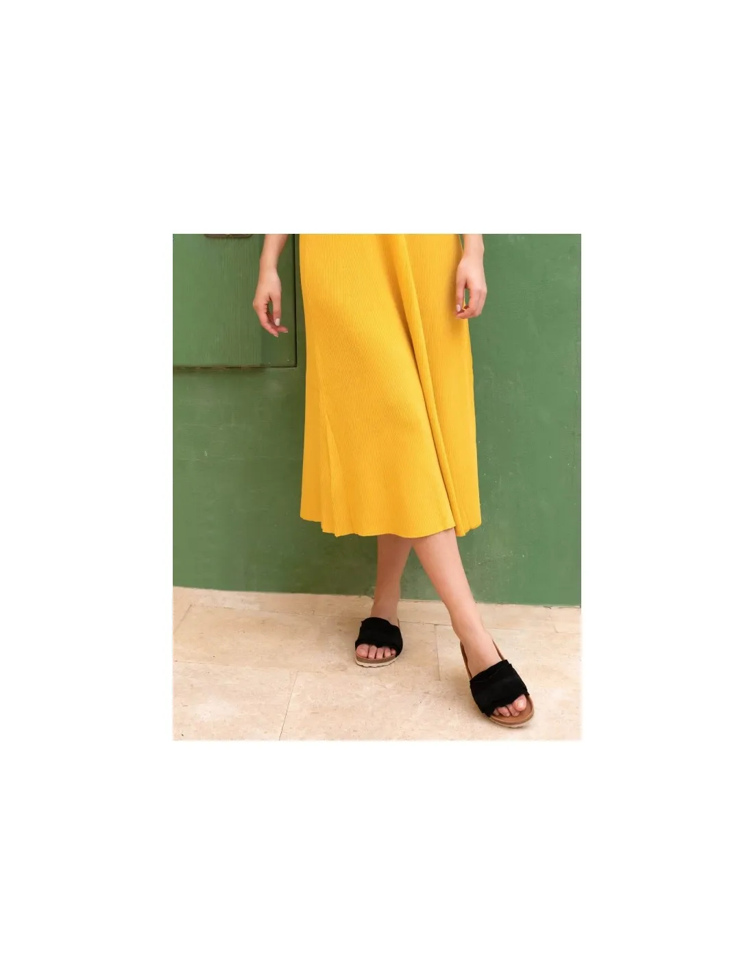 Ciabatte in pelle estive da donna