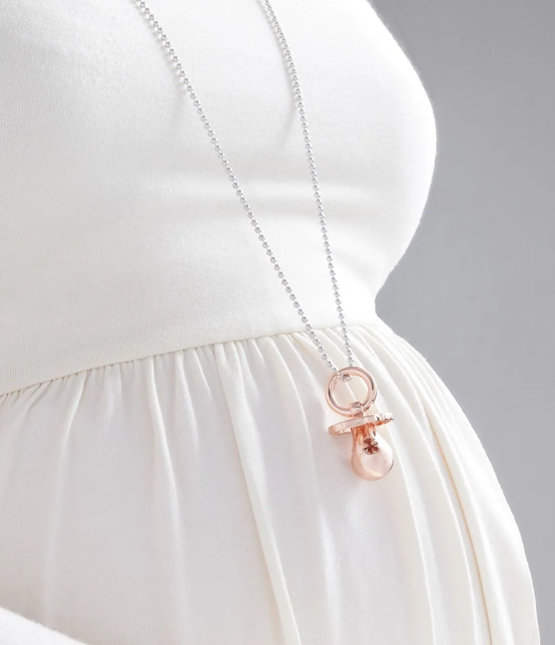 Ciondolo Le Bebè Suonamore Ciuccio argento placcato oro rosa SNM002