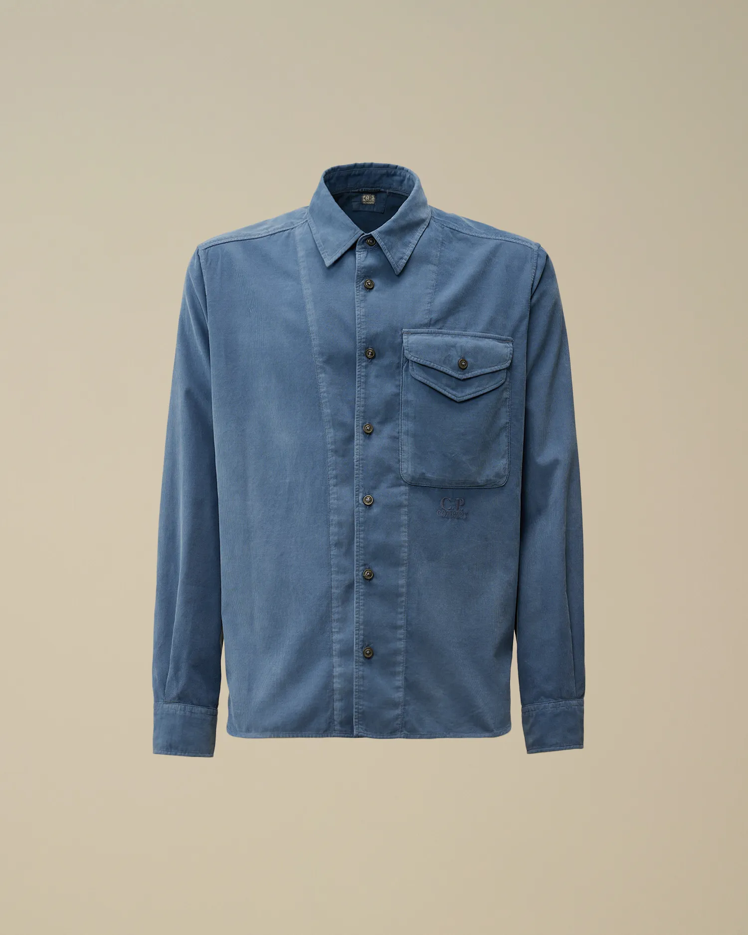 Corduroy Single Pocket Shirt