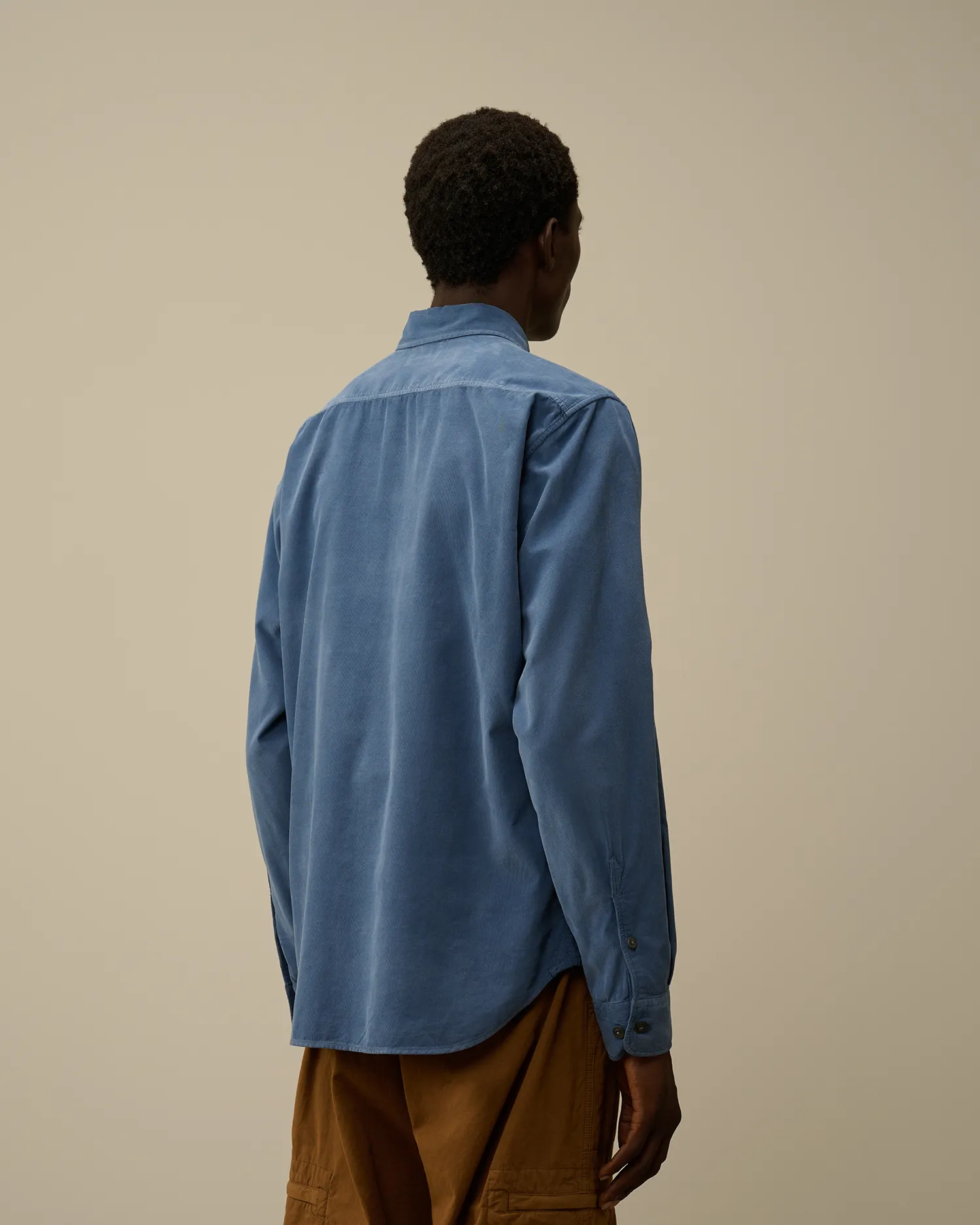Corduroy Single Pocket Shirt