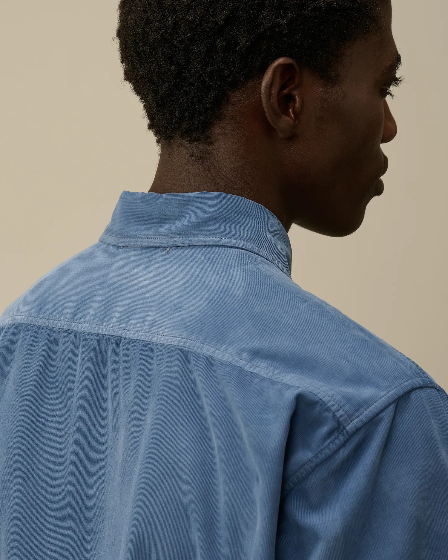Corduroy Single Pocket Shirt