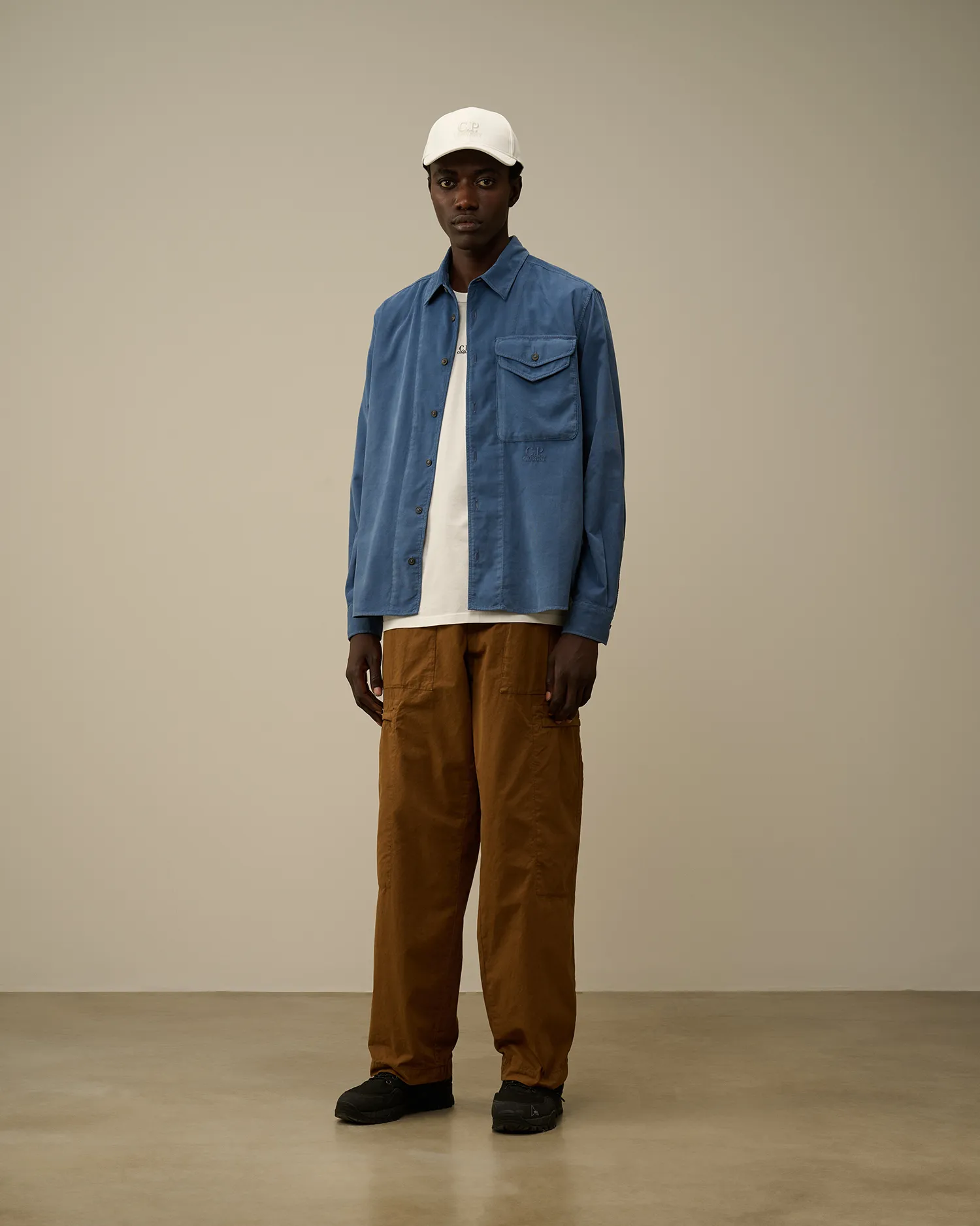 Corduroy Single Pocket Shirt