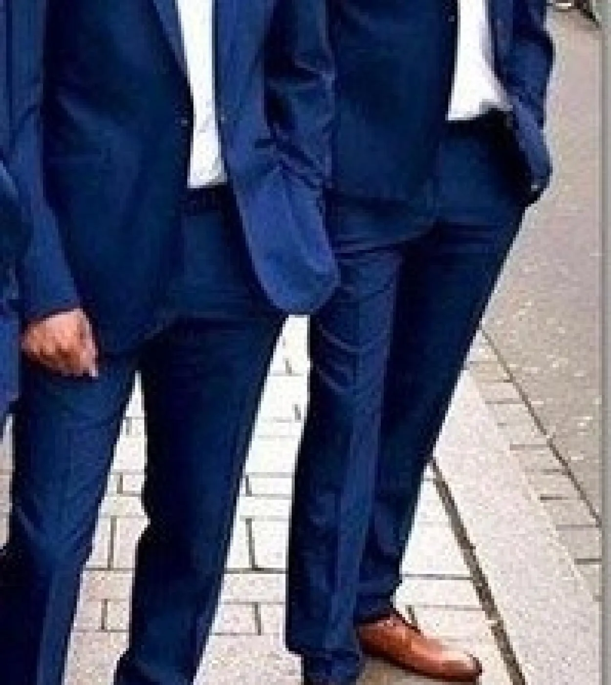 Custme Homme Picco Risvolto Blu Un Bottone Da Sposa Abiti Da Uomo Affari Smoking Dello Sposo 3 Pezzi giacca  pantaloni  gilet