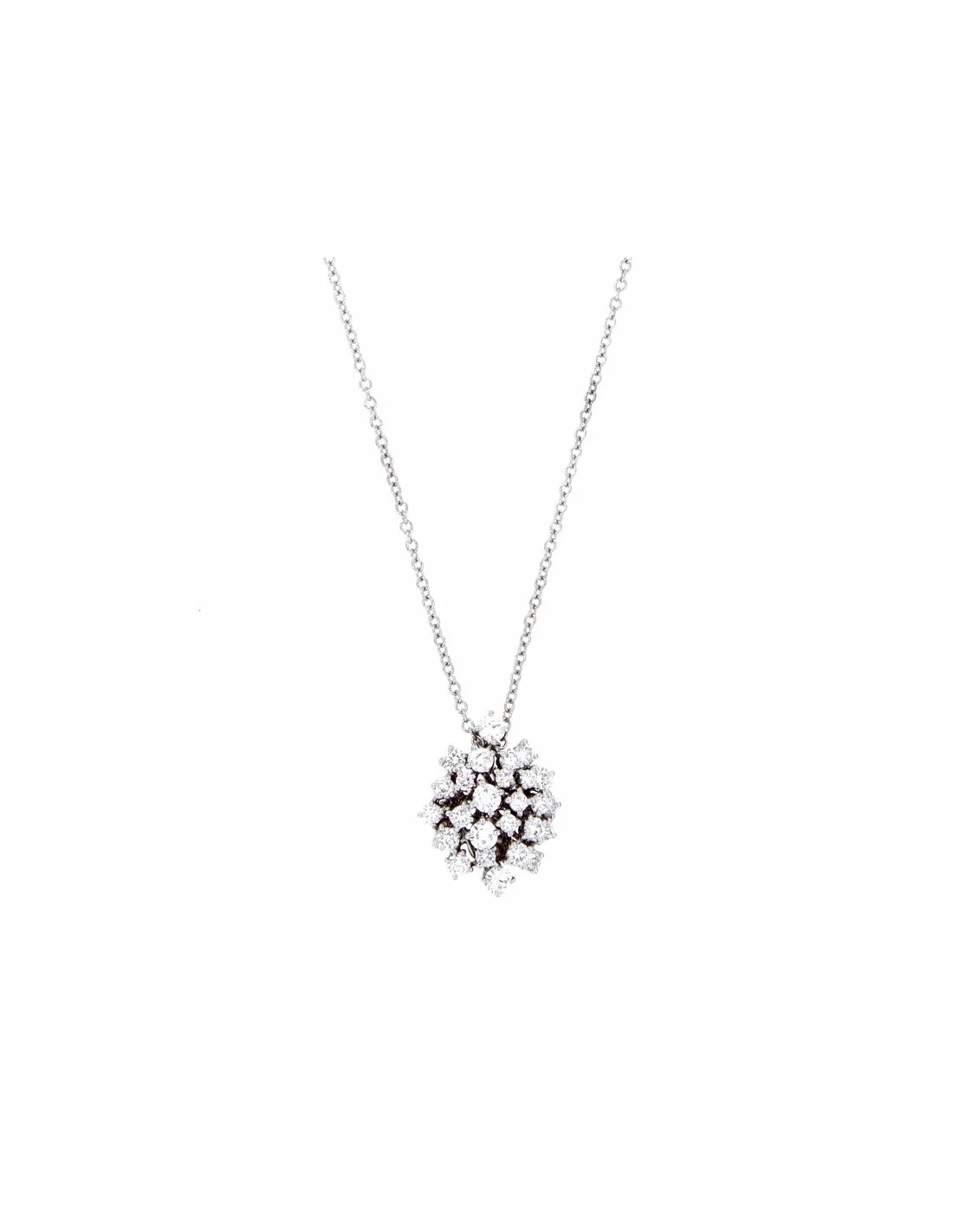 Damiani Mimosa COLLANA IN ORO BIANCO CON DIAMANTI (ct 1,07) ref: 20075402
