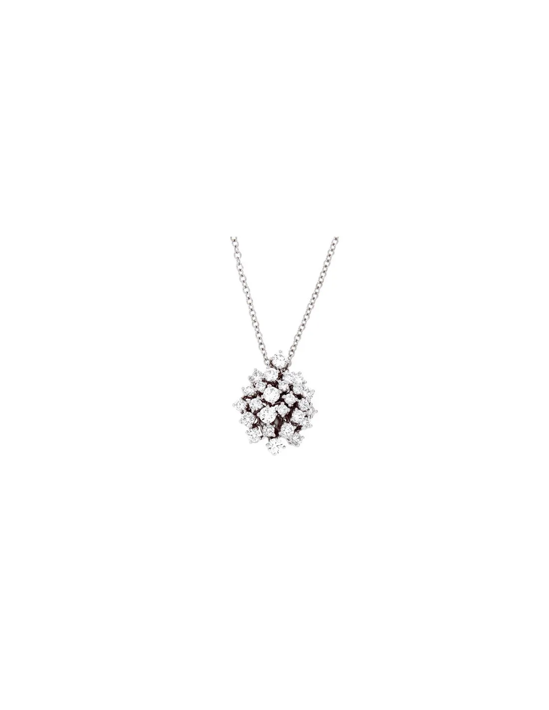 Damiani Mimosa COLLANA IN ORO BIANCO CON DIAMANTI (ct 1,07) ref: 20075402