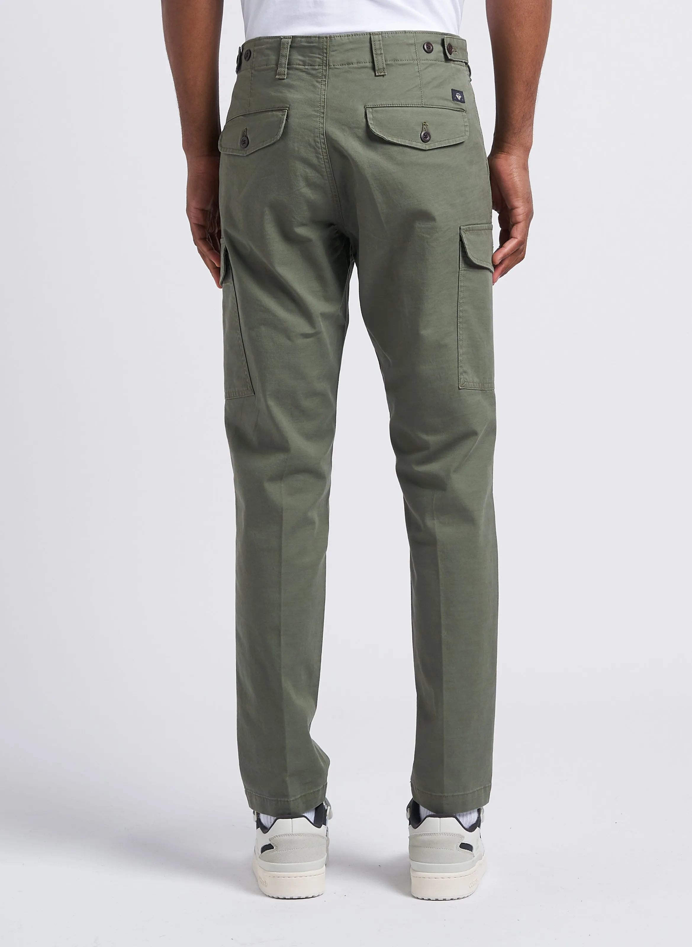  DOCKERS   Pantaloni slim cargo in cotone stretch | Kaki