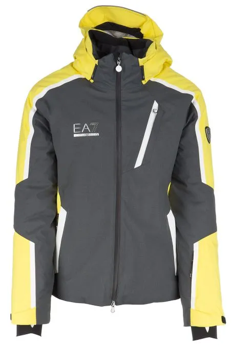 EA7 Emporio Armani Giacca sci uomo S6PG03 - Col.1630 Grigio/Giallo