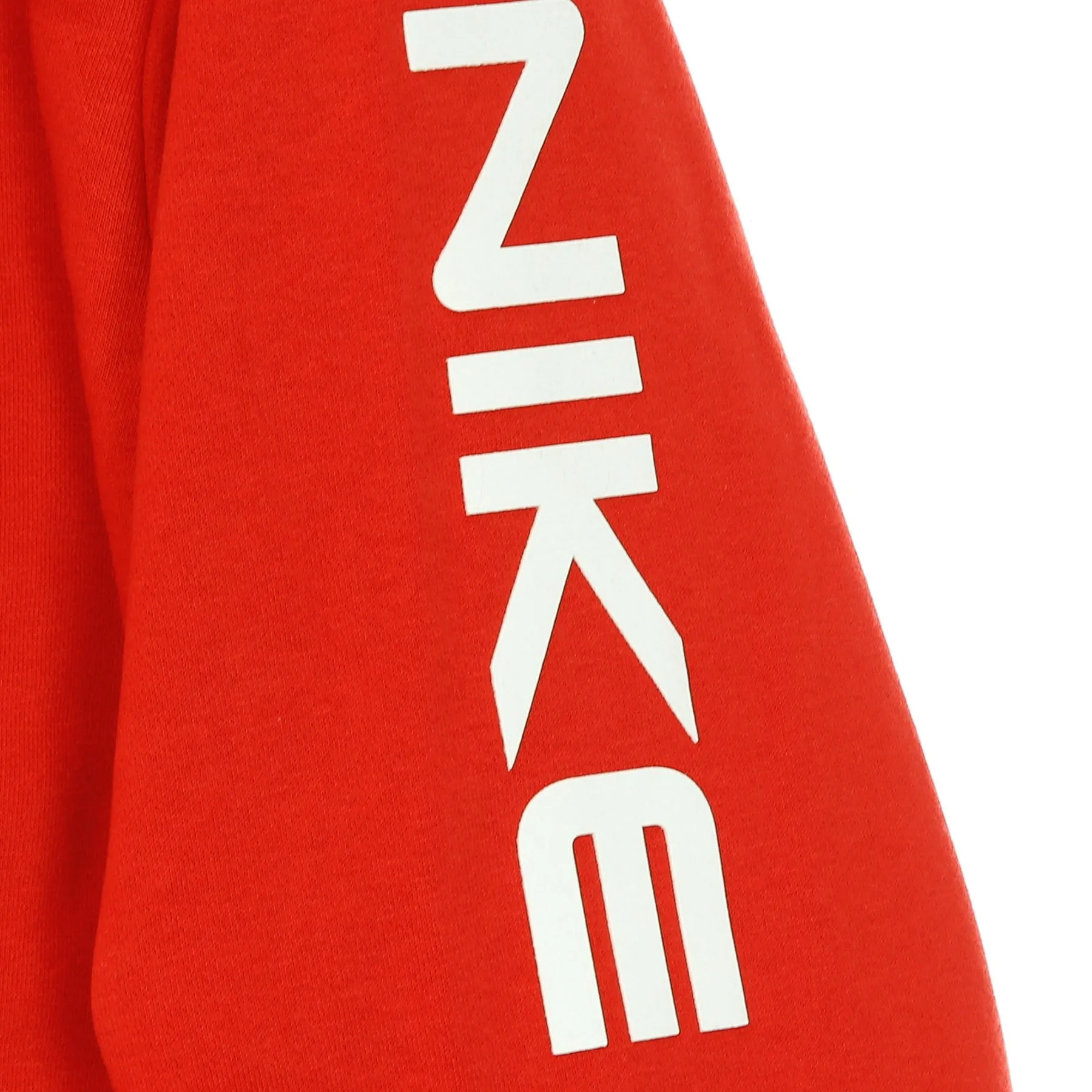 Felpa Cappuccio Zip Uomo Sportswear Air Hoodie University Red/black/white