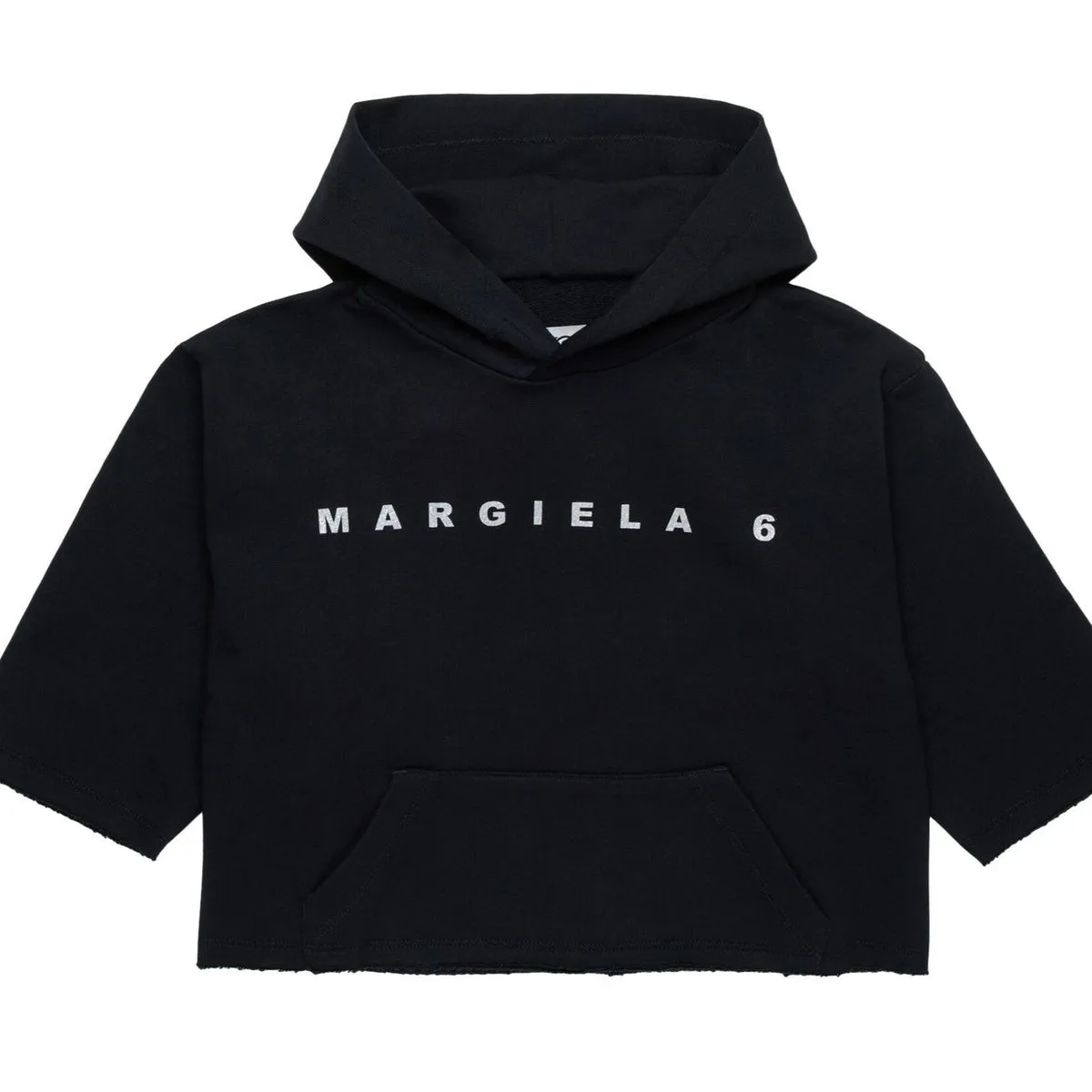 Felpa con cappuccio e logo glitterato Maiso Margiela A/I 2024