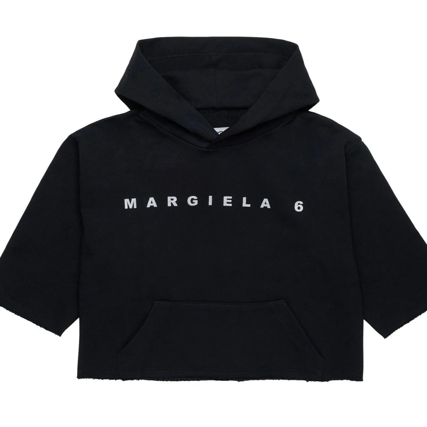 Felpa con cappuccio e logo glitterato Maiso Margiela A/I 2024