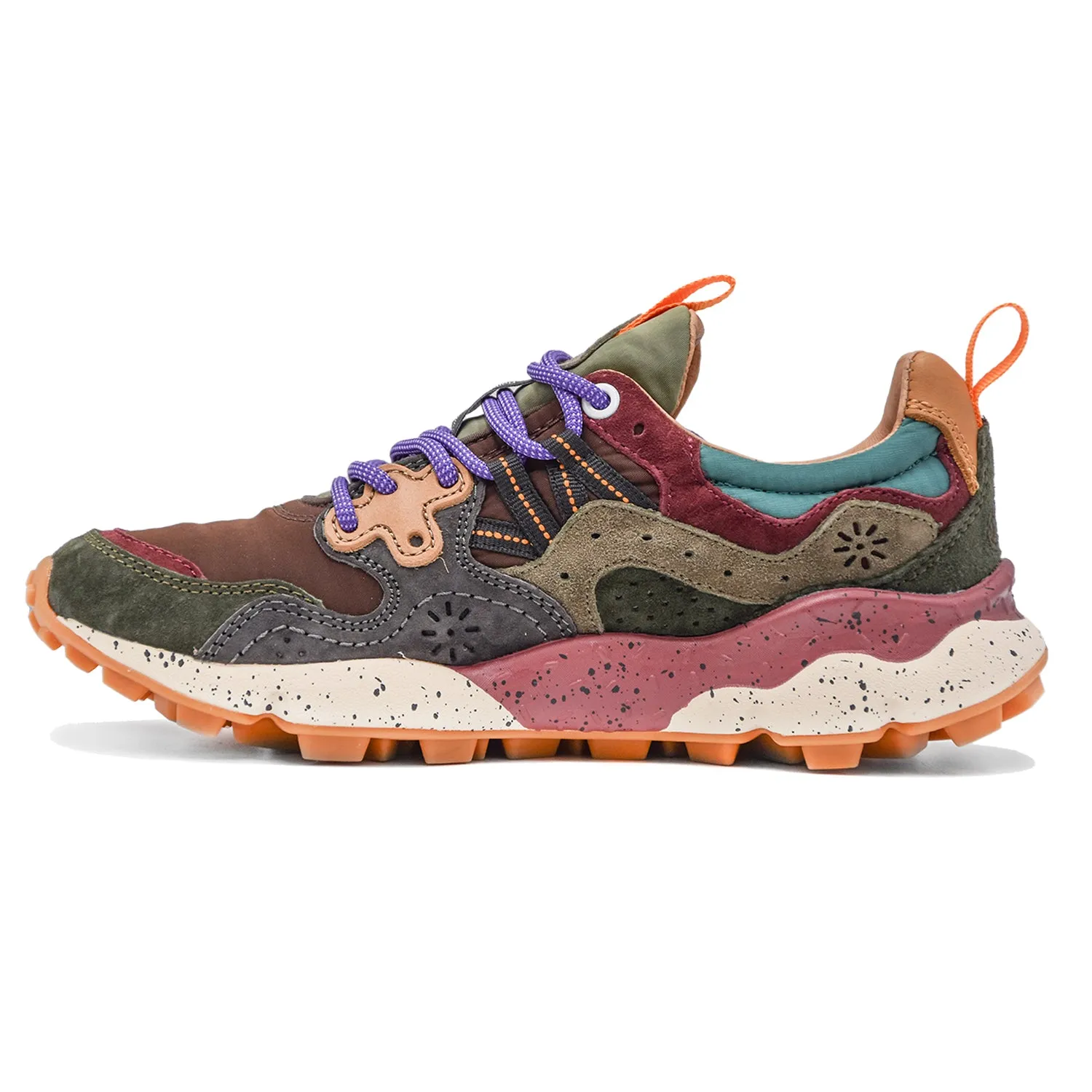 Flower Mountain Yamano Sneakers Piombo Impreziosito Colori Donna