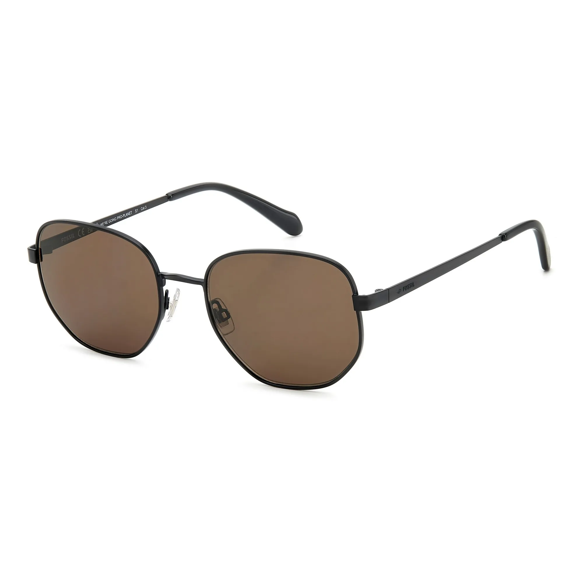   Fossil FOS 2134/G/S - 003 70 Nero Opaco | Occhiale Da Sole Uomo 