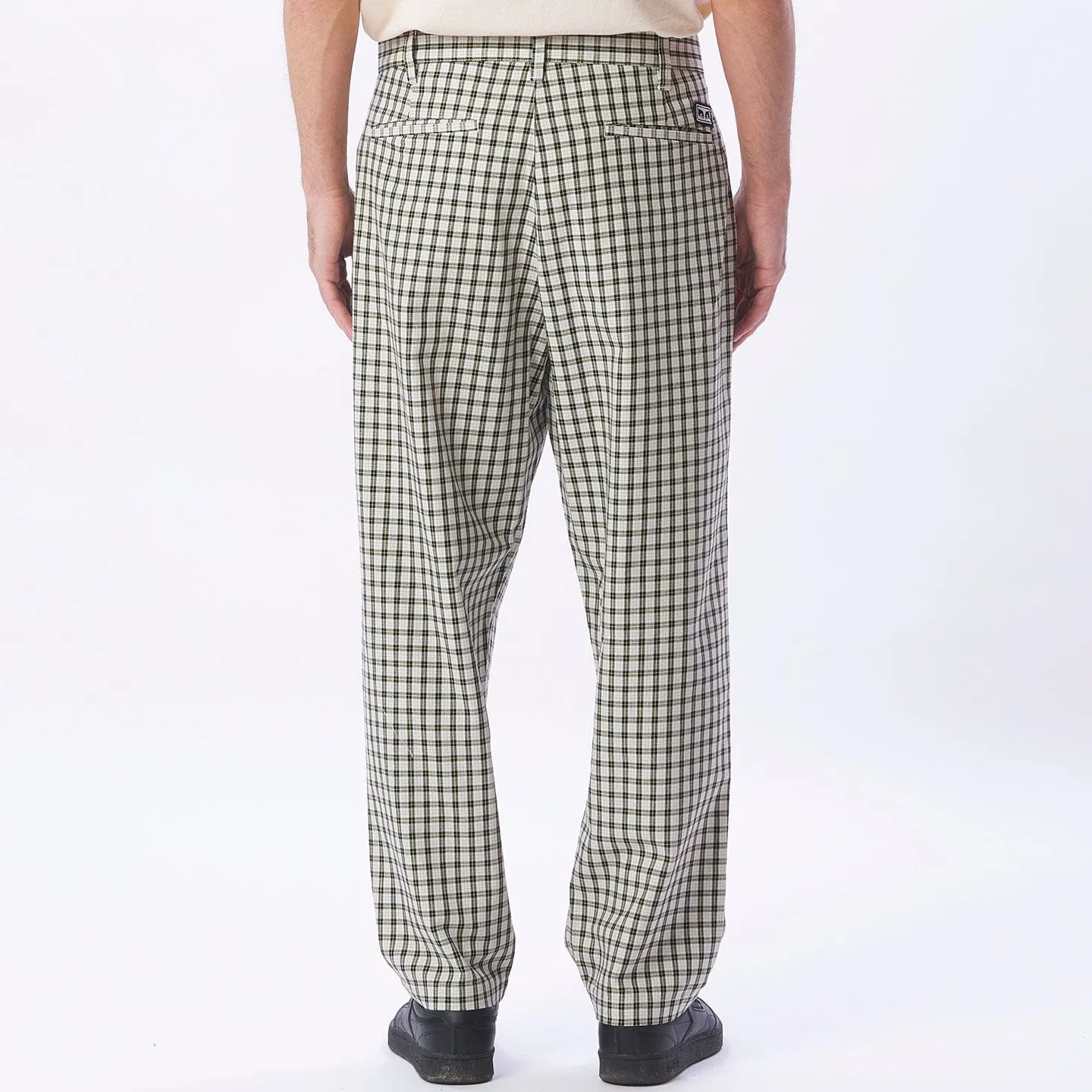 FUBAR PLEATED PLAID PANT