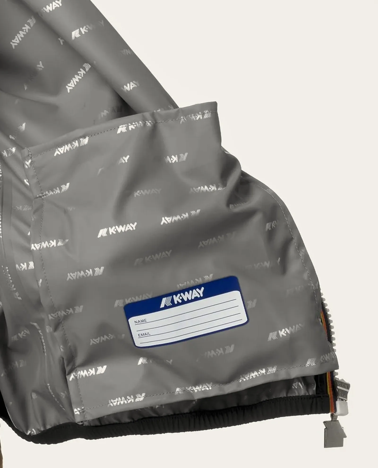 Giacca corta bambini di K-way Jack stretch dot