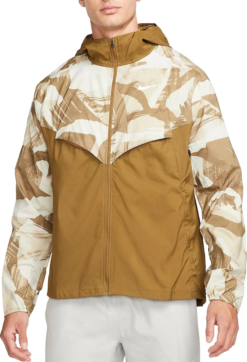 Giacche con cappuccio Nike Repel Windrunner Men s Camo Running Jacket