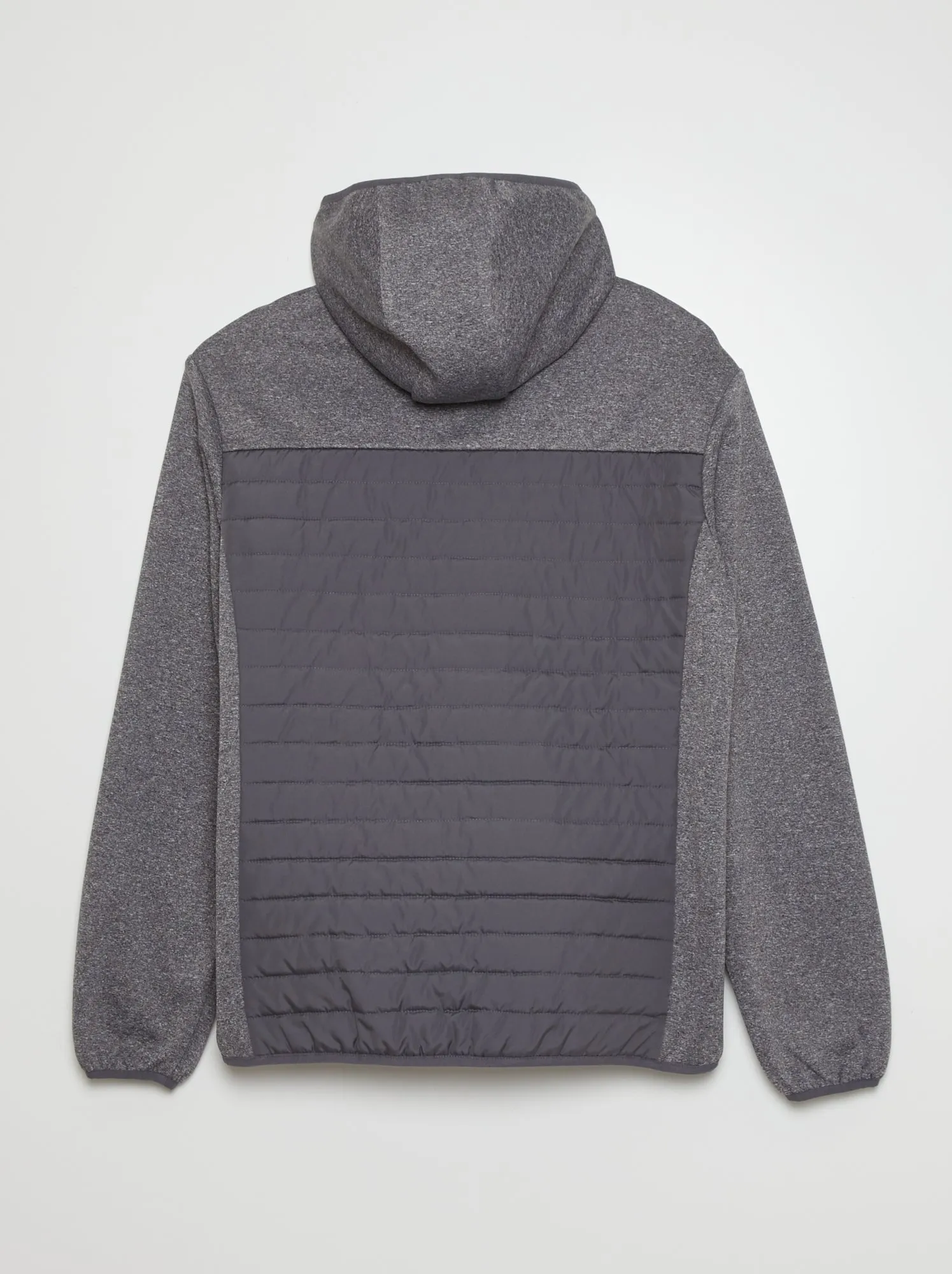 Giubbotto sportivo bimateriale - GRIGIO